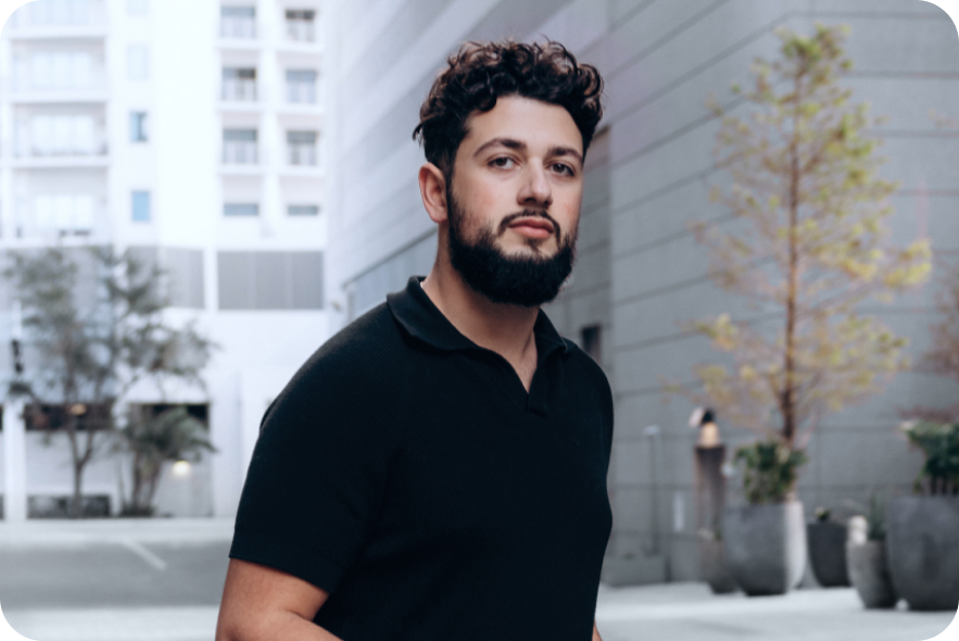 Christian Jamal in downtown Tampa